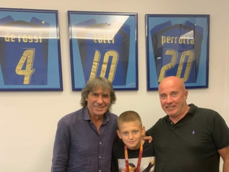 Bruno Conti, Ivan e Luca Berliti Presidente Hyntegra Cup